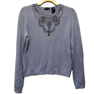 Moda Internacional Victoria Secret angora blend sweater size L‎ bedazzled